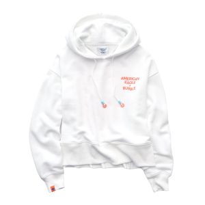 AE x Bubble Fleece Hoodie - White